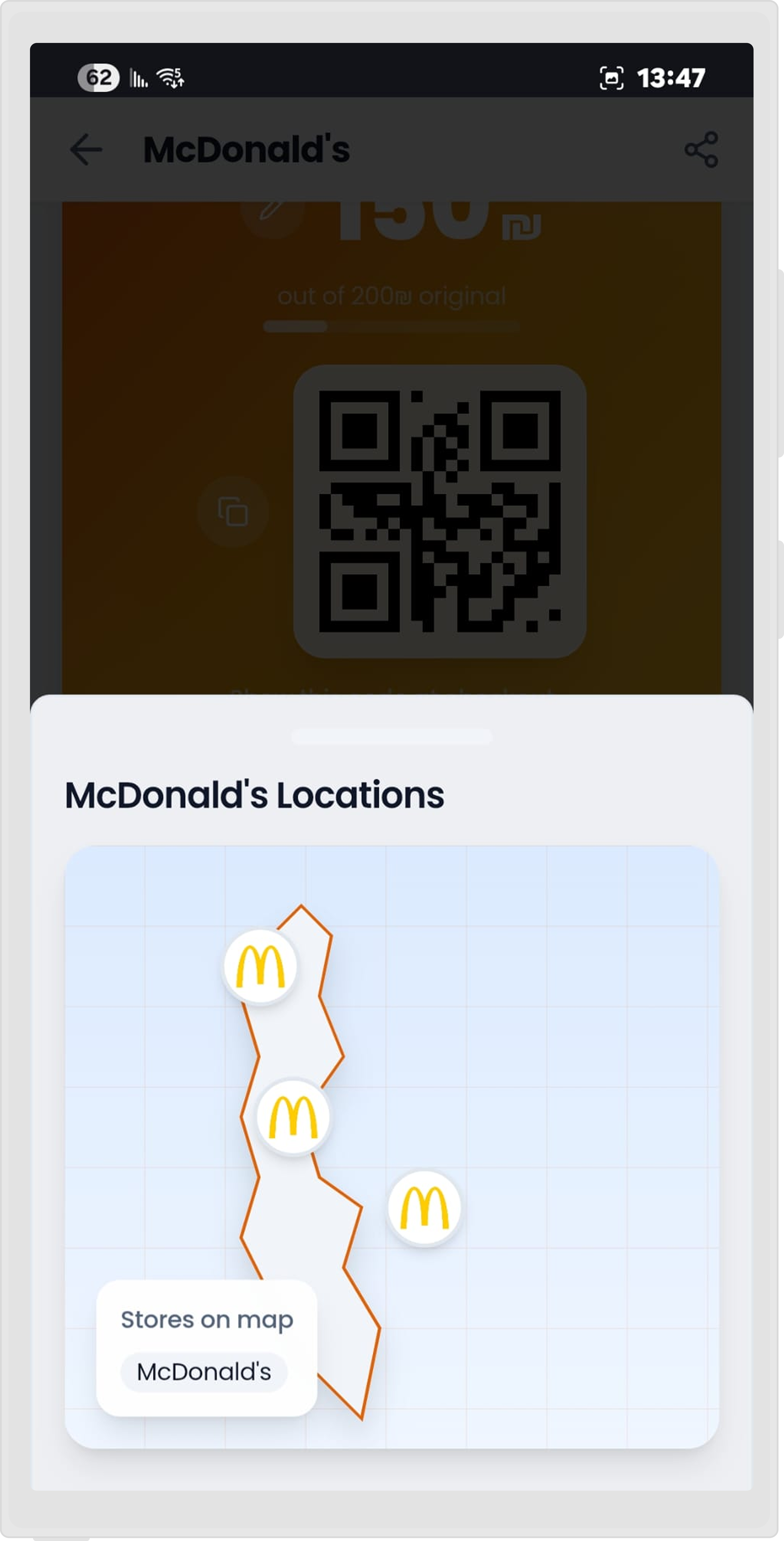 Loot location-based coupon screen surfacing nearby store vouchers
